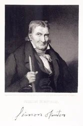 Simon Kenton, Engraved by Richard W. Dodson